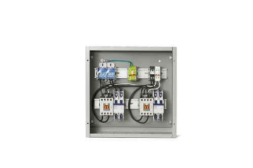 Contactor Panel, Dual, with timer & 30 amp breaker, Infratech, 14-4710-30B, CP-12000