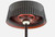 Eurofase Vellura EFH0138 charcoal grey 1500W freestanding floor patio heater and accent lamp