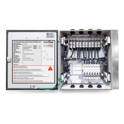 Eurofase EFURCB48M4 4 Zone 277V to 480V Universal Relay Control Box
