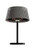 Eurofase Vellura EFH0137 charcoal grey 1500W table top patio heater and accent lamp