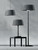 Eurofase Vellura EFH0139 charcoal grey 1500W ceiling-mounted pendant patio heater and accent lamp
