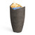 American Fyre Designs Wave Fire Urn, shown in Dark Basalt [DB]