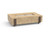 AFD Iron Saddle Fire Table, Travertine