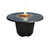 American Fyre Cosmopolitan Chat Height Firetable, Round, 645-xx-11-M2xC *Shown Black Lava Color