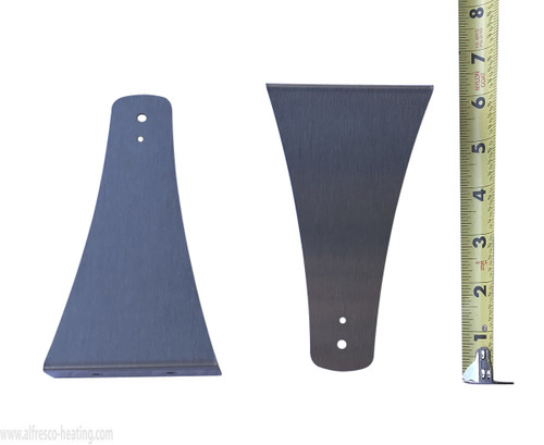 3½" x 6" Brackets, for Infratech C-Series Heaters, Stainless Steel (Alfresco Heating)