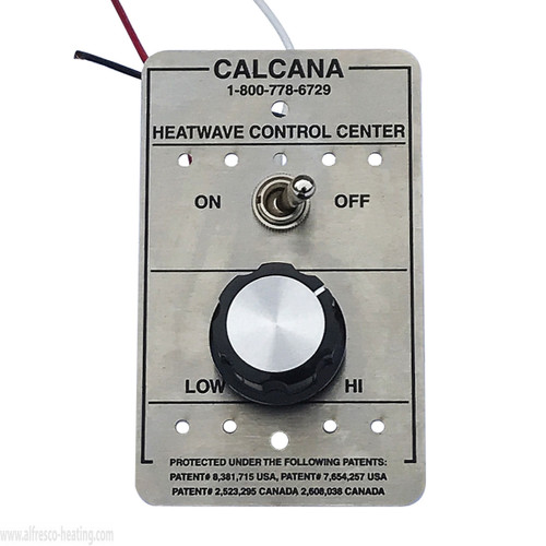 Calcana Heatwave Control Panel, Front
