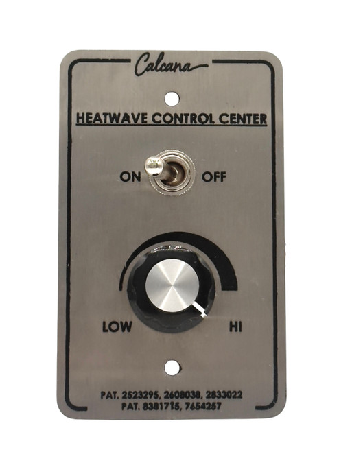Calcana Heatwave Control Panel 5110906, Front 