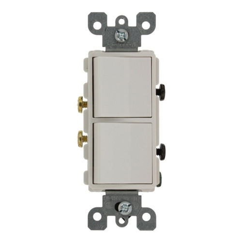 Duplex Stack Switch, Ivory