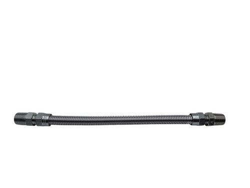 Flexible Stainless Steel Gas Connector Hose, 12"