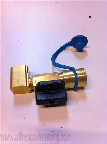 Quick Disconnect Gas Valve-Connector Combo (Alfresco Heating)