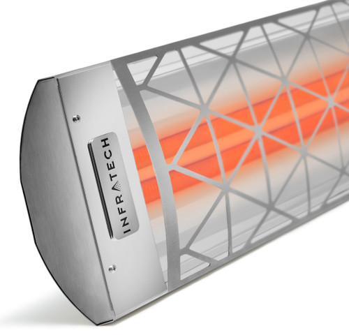 Contemporary Motif Stainless Patio Heater