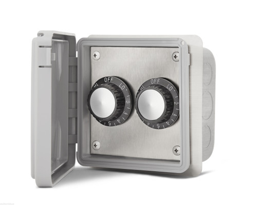Infratech Dual Outdoor Flush-Mount Infinite Regulator Assembly