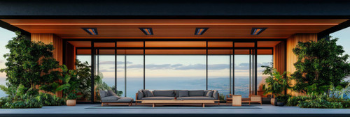 Black on Black Infratech Ceiling Recess Kit & Heater
