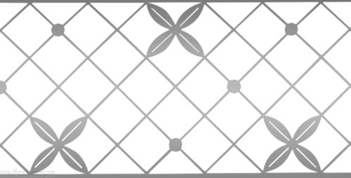 Traditional Motif, Stainless Steel, Close Up