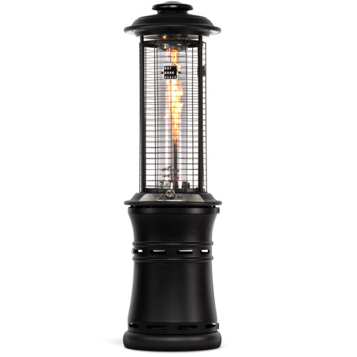 Axis Portable Glass Tube Patio Heater, Outdoor Order, Carbon Black, ODO-AXIS-CA-LP