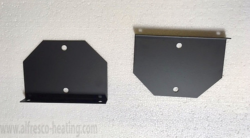 Pair L Brackets, Black, SunPak, 32042
