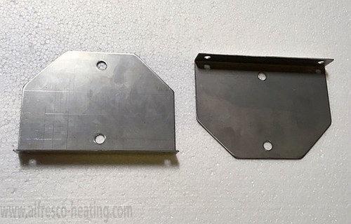 Pair L Brackets, Stainless, SunPak, 32042-2
