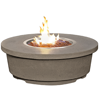 American Fyre Contempo Chat Height, Round Firetable,782-SM-11-M2xC(*Smoke Color)
