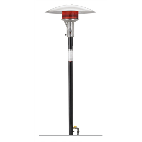 SunGlo PSA265 PSA-265-B Black Permanent Post Gas Patio Heater